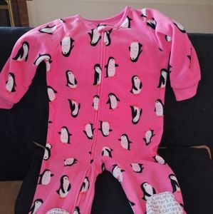 2 for $15  One piece Footed pajama